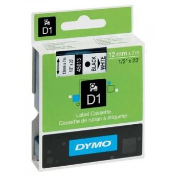 Dymo Schriftbandkassette schwarz/weiß (43113)