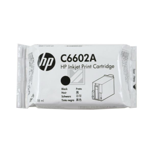 HP Tintendruckkopf schwarz (C6602A)