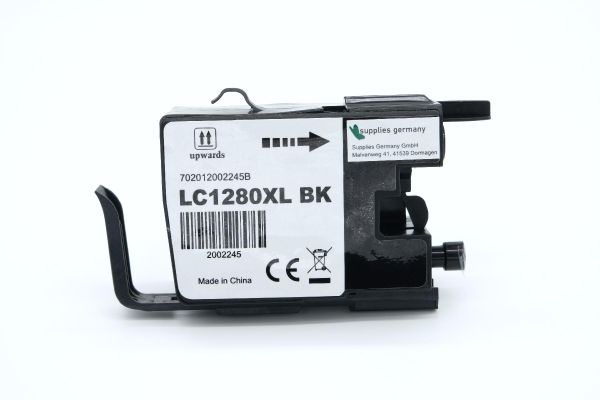 Alternativ zu Brother Tintenpatrone schwarz LC-1280XLBK 62.0 ml