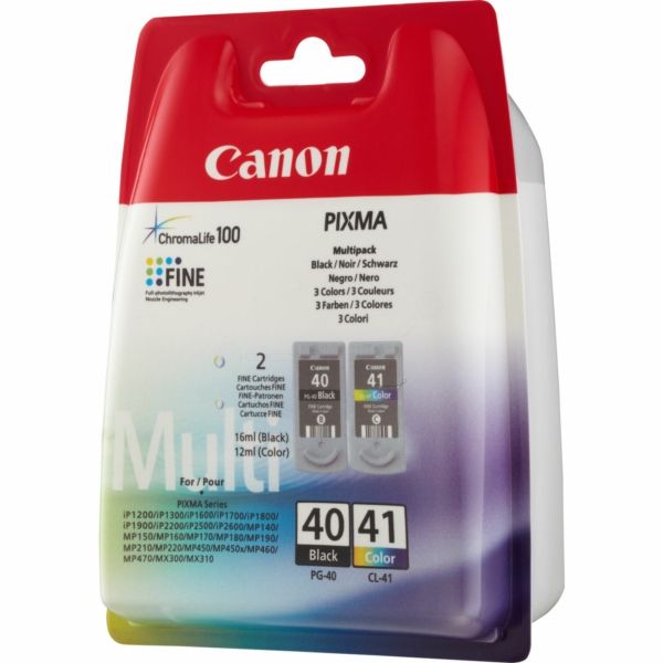 Canon PG-40CL41 Druckerpatrone Multipack schwarz + color